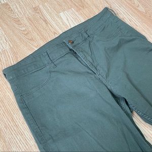 Olive Green Skinny Jeans | H&M Denim | Size 33